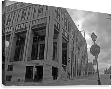 Arret B&W Canvas Print