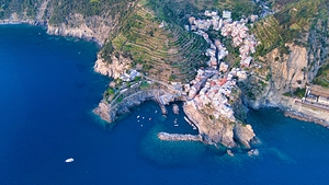Cinque Terre from above