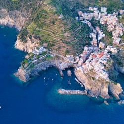 Cinque Terre from above