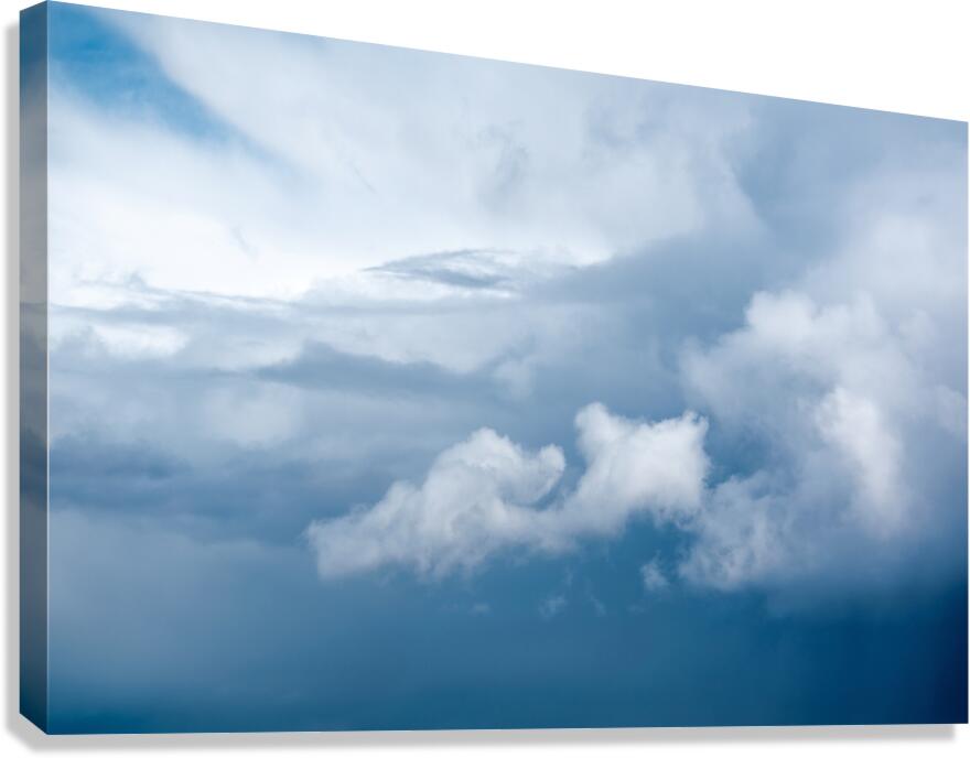 Cloudy Canvas Print