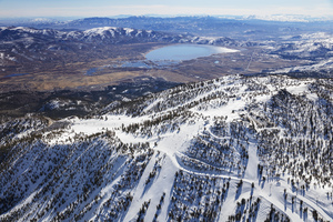 Mount Rose Ski Runs Aerial View