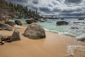 Secluded Beach at Lake Tahoe