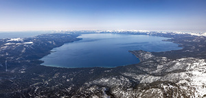 Lake Tahoe Aerial Panoramic View