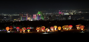 Glowing Balloons and Downtown Reno