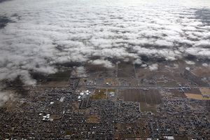 Clouds Obscuring a Town