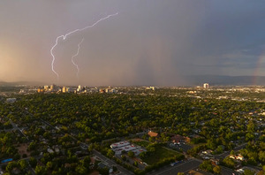 Lightning Over Reno Nevada