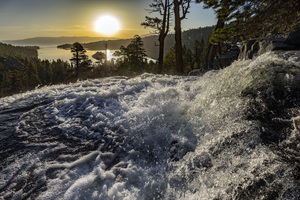 Eagle Falls with Bright Water