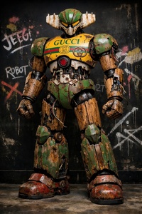 Jeeg robot in Gucci