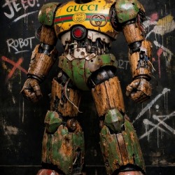 Jeeg robot in Gucci