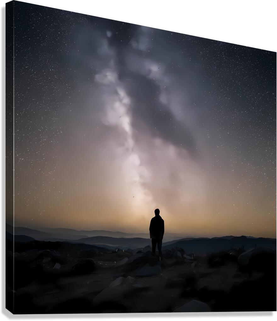 galaxy tail Canvas Print