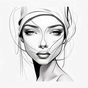 Ethereal Monochrome Beauty
