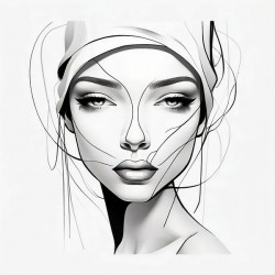 Ethereal Monochrome Beauty