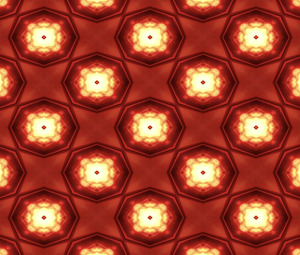 Fiery red