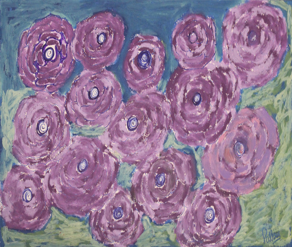 Purple flowers by Pallavi Sharma
