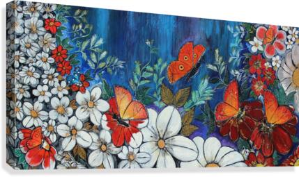 Touch Of life   Canvas Print
