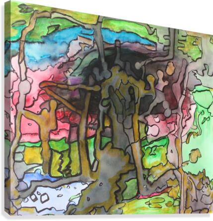 Abstractforest Canvas Print