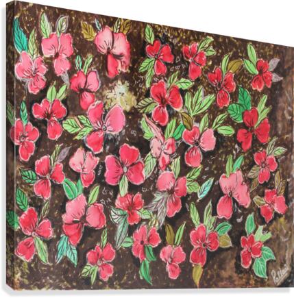 Redflowers Canvas Print