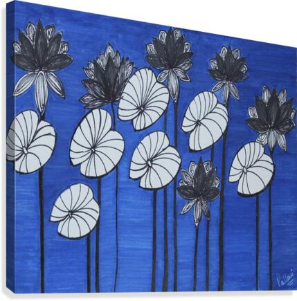 Black Lotus Canvas Print