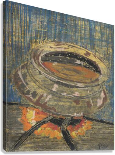 Bronze pot Canvas Print