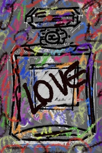 LOVE COLORFUL BOTTLE