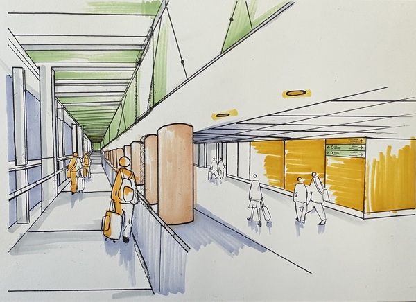 Airport Color by Alexander Benedetti