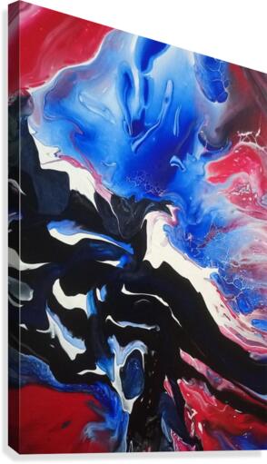 Blue rose Canvas Print