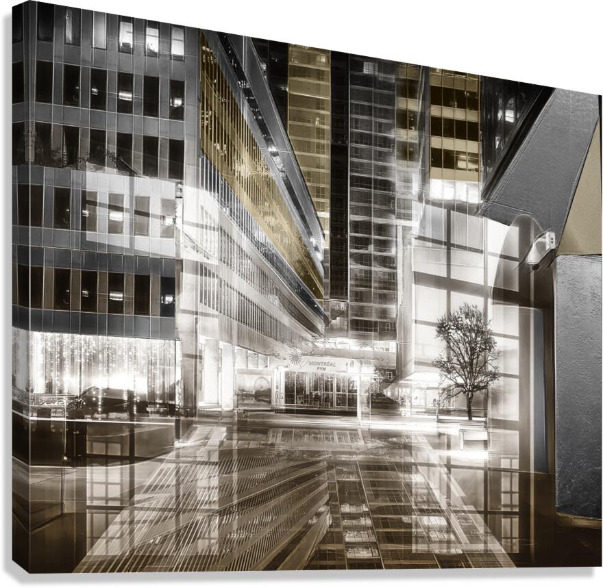  Reflections bw Canvas Print