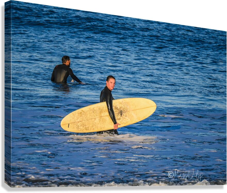 Surfers Canvas Print