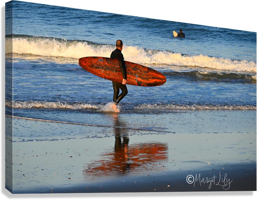 Surfers Canvas Print