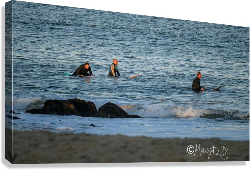 surfers Canvas Print
