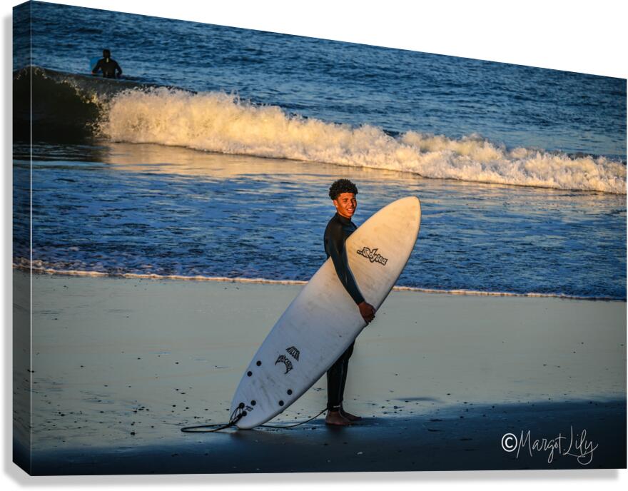 Surfing Canvas Print
