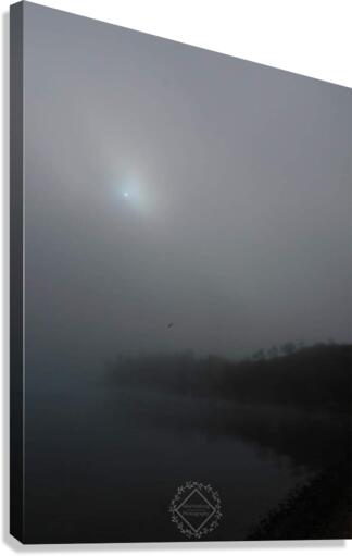 Fog Bay Canvas Print