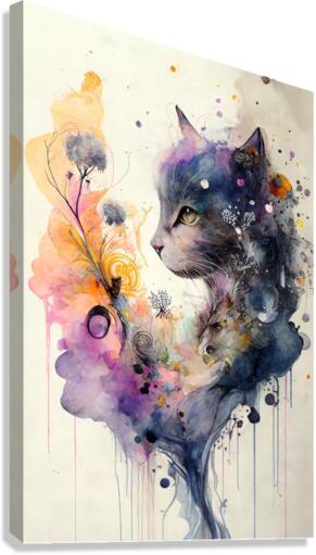 Cat Love Canvas Print