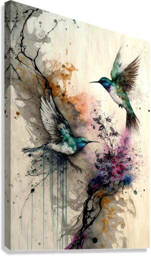 Playful Swallows Canvas Print