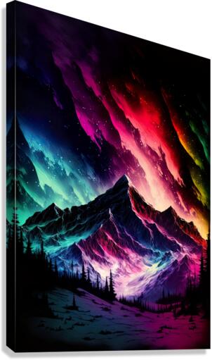 Vivid Aurora Canvas Print