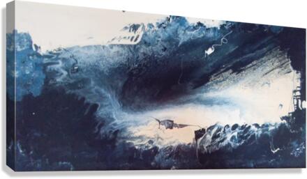 blue vision abstract Canvas Print