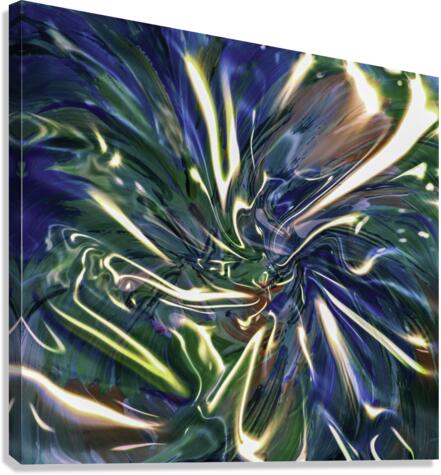 liquid shining vortex Canvas Print
