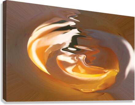 orange light shade Canvas Print