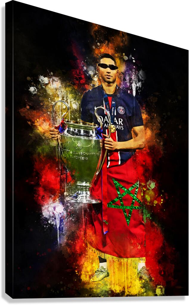 Achraf Hakimi Canvas Print