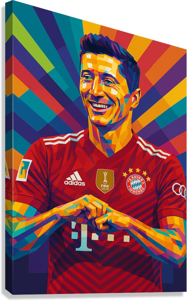 Robert Lewandowski Canvas Print