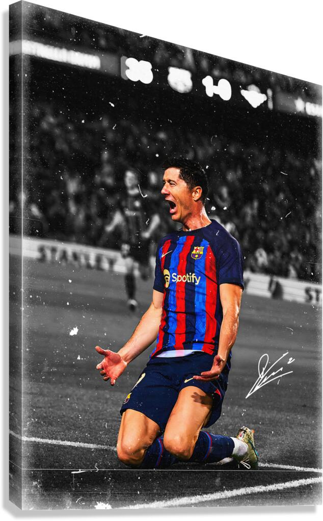 Robert Lewandowski Canvas Print