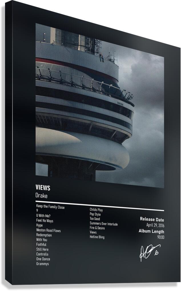 Views Drake Canvas Print