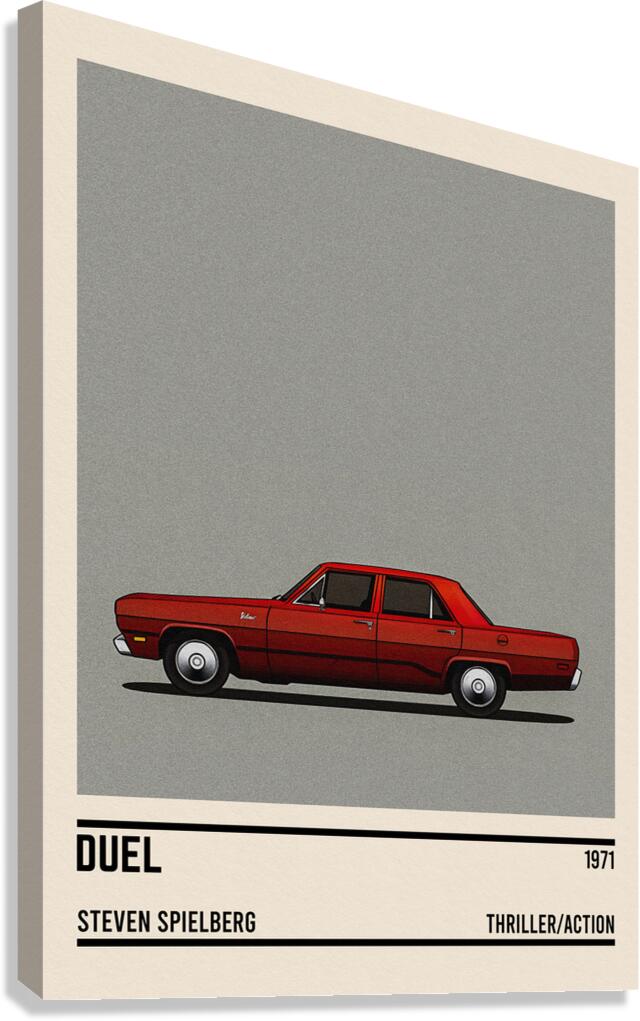 Duel car Canvas Print