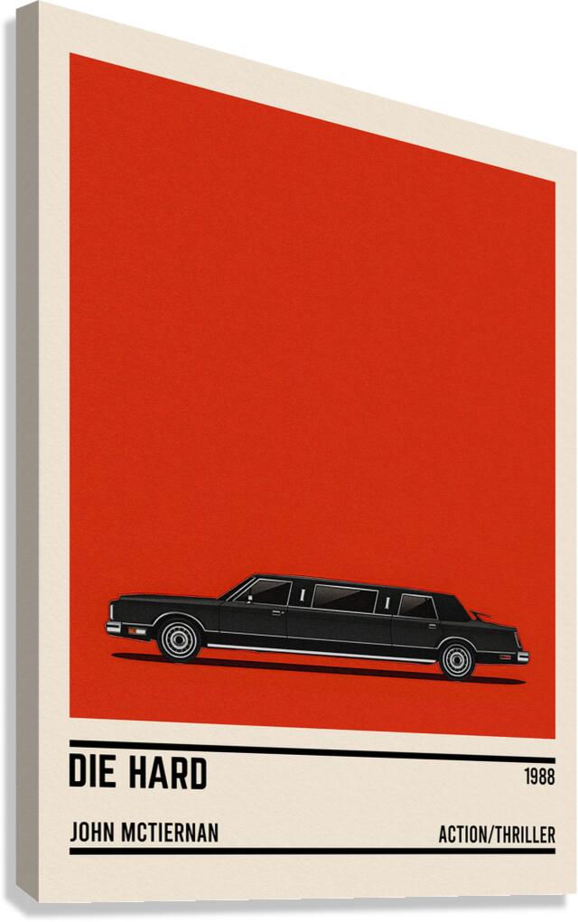 Die Hard car Canvas Print