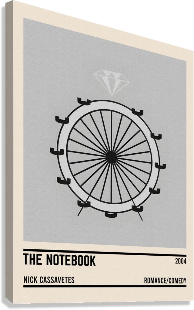 The notebook Canvas Print