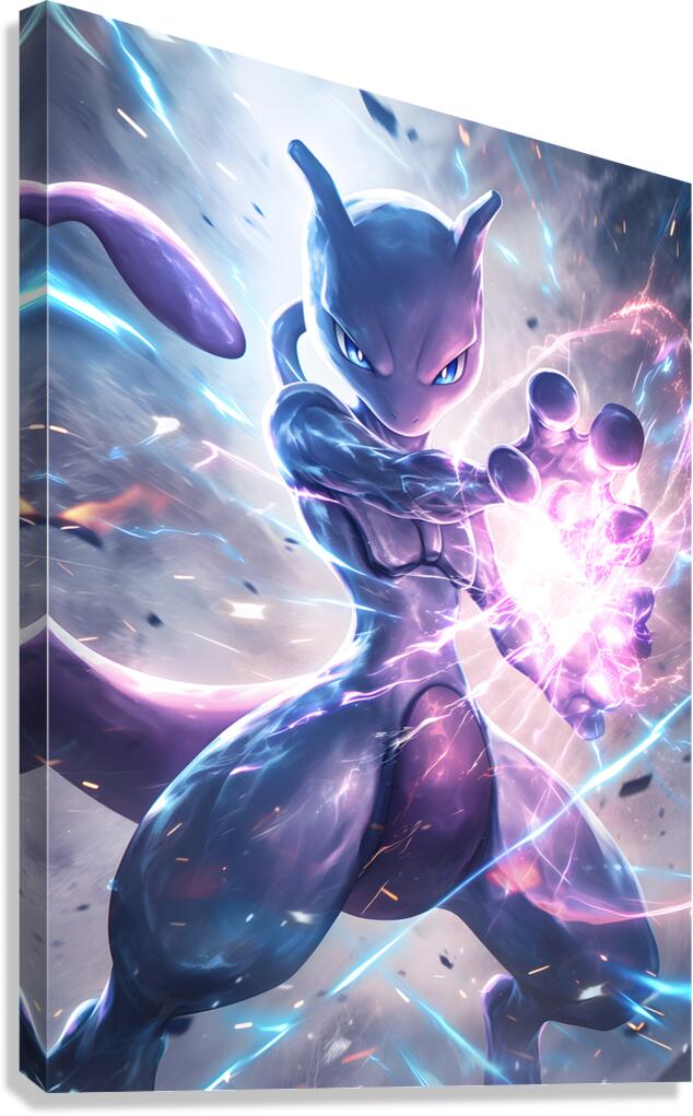 Mewtwo Canvas Print