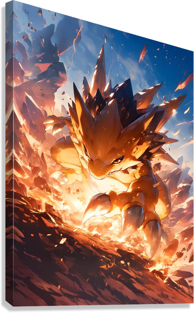 Sandslash Canvas Print