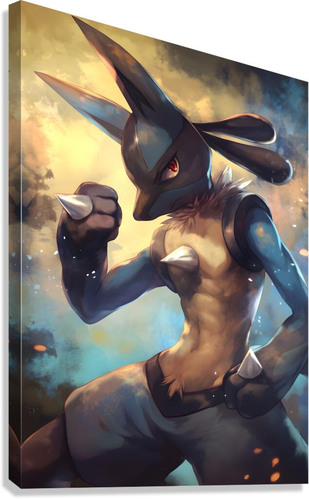 Lucario Canvas Print