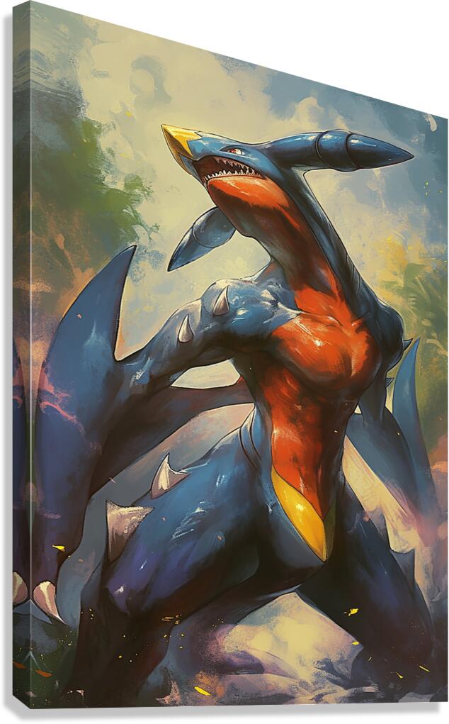 Garchomp Canvas Print