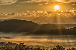 Sunrise in the Smokies